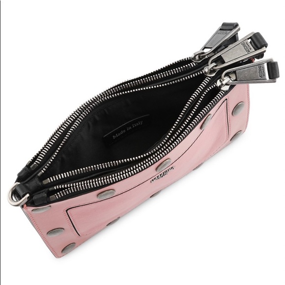 Authentic MOSCHINO Leather 3 in 1 design clip zip Crosby - Picture 8 of 15